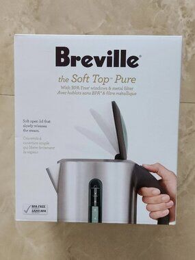 Breville BKE700BSS Electric Kettle Stainless Steel Soft Top